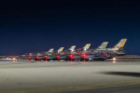 Israeli Military Aircraft Preparing For Airstrike Operations - Israel