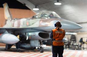 Israeli Military Aircraft Preparing For Airstrike Operations - Israel