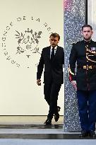 President Macron Press Conference - Paris