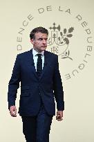 President Macron Press Conference - Paris