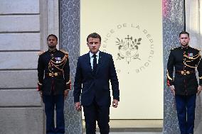 President Macron Press Conference - Paris