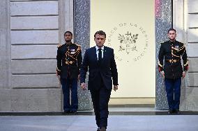 President Macron Press Conference - Paris