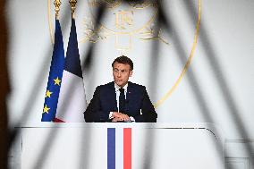 President Macron Press Conference - Paris
