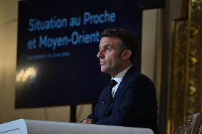 President Macron Press Conference - Paris