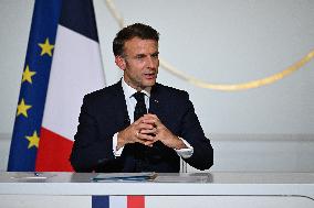 President Macron Press Conference - Paris