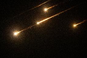 Iranian Missiles Strike Israel