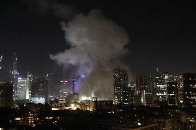 Iranian Missiles Strike Israel
