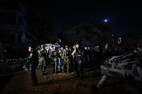 Iranian Missiles Strike Israel