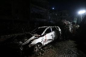 Iranian Missiles Strike Israel