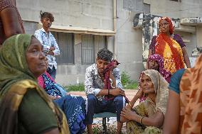 Aftermath of Indian Airplane Crash - India