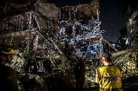 Iranian Missile Attack in Tel Aviv - Israel