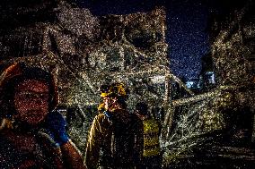 Iranian Missile Attack in Tel Aviv - Israel