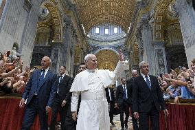 Pope Leo XIV Welcomes Pilgrims For The Jubilee of Sport - Vatican