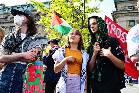 DEMONSTRATION FOR GAZA IN STOCKHOLM