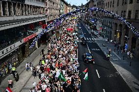 DEMONSTRATION FOR GAZA
