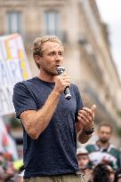 Pro-Palestinian demonstration with Rima Hassan - Paris AJ