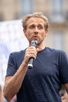 Pro-Palestinian demonstration with Rima Hassan - Paris AJ