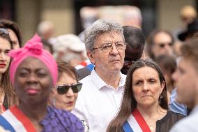 Pro-Palestinian demonstration with Rima Hassan - Paris AJ