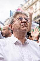 Pro-Palestinian demonstration with Rima Hassan - Paris AJ