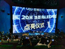 Shanghai First 4K 20-meter LED Cinema