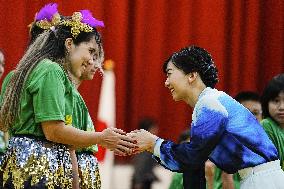 Japan's Princess Kako in Brazil