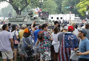Military parade in Washington