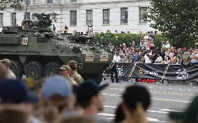 Military parade in Washington