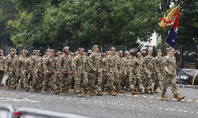 Military parade in Washington