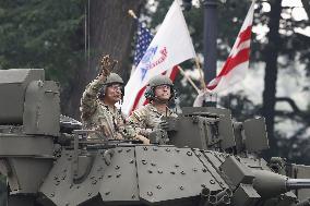 Military parade in Washington