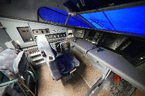 Retired "Doctor Yellow" diagnostic shinkansen train