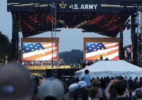 Military parade in Washington