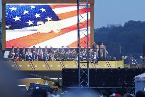 Military parade in Washington