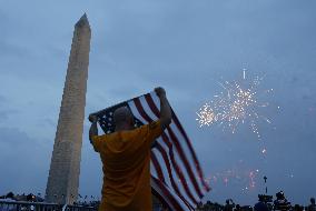 Military parade in Washington