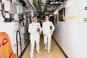 Princess Leonor on board Blas de Lezo - Las Palmas