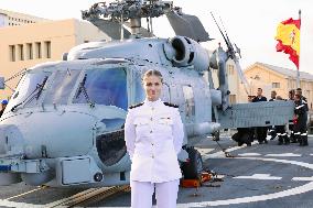 Princess Leonor on board Blas de Lezo - Las Palmas