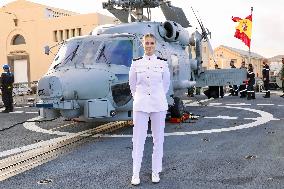 Princess Leonor on board Blas de Lezo - Las Palmas