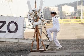 Princess Leonor on board Blas de Lezo - Las Palmas