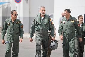 King Visits the Static Exhibition Aire 2025 - Spain