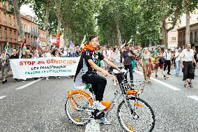 Pro-Palestinian Demonstration - Toulouse