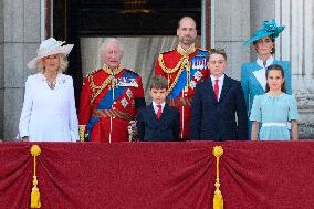 Trooping the Colour - Royals On Balcony