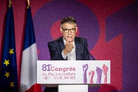 81st French Socialist Party (PS) congress - Day 2 - EB