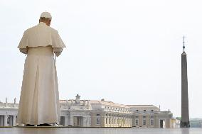 Pope Francis Leads The Angelus - Vatican