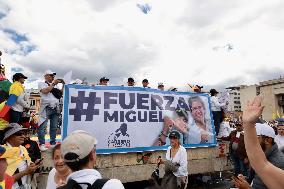 Silent March for Miguel Uribe Turbay