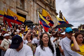 Silent March for Miguel Uribe Turbay