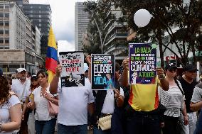 Silent March for Miguel Uribe Turbay