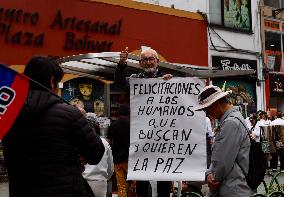Silent March for Miguel Uribe Turbay
