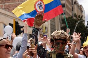Silent March for Miguel Uribe Turbay