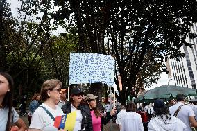 Silent March for Miguel Uribe Turbay