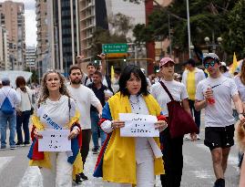 Silent March for Miguel Uribe Turbay