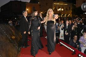 71st Taormina Film Festival - Monica Bellucci And Tim Burton